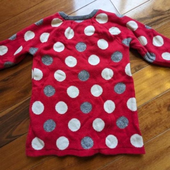 Hatley Holiday Dots Baby Sweater Dress (6-9 Months) - Picture 3 of 5